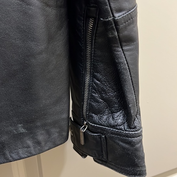 Kenneth Cole Reaction Black Leather Jacket Size XL - Picture 4 of 13